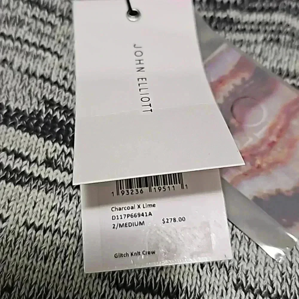 John Elliott Glitch Knit Crew